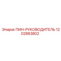 1202883802 ПИН-РУКОВОДИТЕЛЬ Epiroc