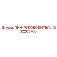 1002263700 ПИН-РУКОВОДИТЕЛЬ Epiroc