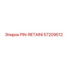57209512 PIN-RETAINI Epiroc