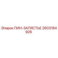 2603184926 ПИН-ЗАПЯСТЬЕ Epiroc