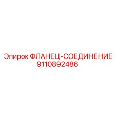9110892486 ФЛАНЕЦ-СОЕДИНЕНИЕ Эпирок