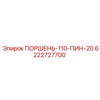 6222727700 ПОРШЕНЬ-110-ПИН-20 - Epiroc