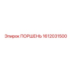 1612031500 Поршень Epiroc