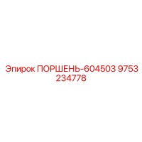 9753234778 ПОРШЕНЬ-604503 Epiroc
