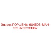 9753233067 ПОРШЕНЬ-604503-МАЧ-132 Epiroc