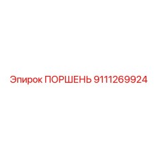 9111269924 ПОРШЕНЬ Epiroc