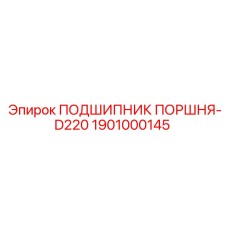 1901000145 ПОДШИПНИК ПОРШНЯ-D220 Epiroc