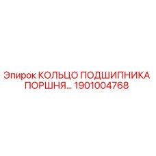 1901004768 КОЛЬЦО ПОДШИПНИКА ПОРШНЯ (Epiroc)