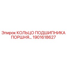 1901618627 КОЛЬЦО ПОДШИПНИКА ПОРШНЯ Epiroc