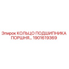 1901619369 КОЛЬЦО ПОДШИПНИКА ПОРШНЯ Epiroc