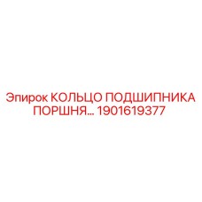 1901619377 КОЛЬЦО ПОДШИПНИКА ПОРШНЯ Epiroc