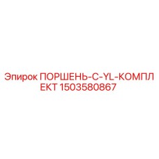 1503580867 ПОРШЕНЬ-C-YL-КОМПЛЕКТ Epiroc