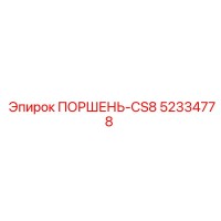 52334778 ПОРШЕНЬ-CS8 | Epiroc