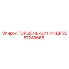 2657249666 ПОРШЕНЬ-ЦИЛИНДР Epiroc