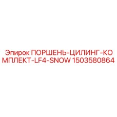 1503580864 ПОРШЕНЬ-ЦИЛИНГ-КОМПЛЕКТ-LF4-SNOW - Epiroc
