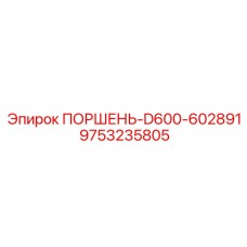 9753235805 ПОРШЕНЬ-D600-602891 Epiroc