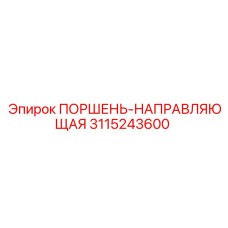 3115243600 ПОРШЕНЬ-НАПРАВЛЯЮЩАЯ Epiroc