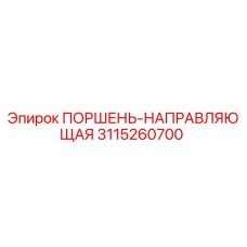 3115260700 ПОРШЕНЬ-НАПРАВЛЯЮЩАЯ Epiroc