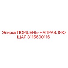 3115600116 ПОРШЕНЬ-НАПРАВЛЯЮЩАЯ Epiroc