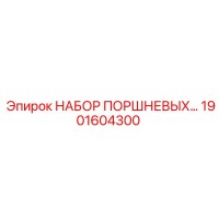 1901604300 НАБОР ПОРШНЕВЫХ KIT Epiroc