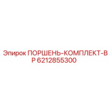 6212855300 ПОРШЕНЬ-КОМПЛЕКТ-BP Epiroc