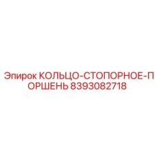 8393082718 КОЛЬЦО-СТОПОРНОЕ-ПОРШЕНЬ Epiroc