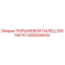 1305509030 ПОРШНЕВОЙ ПАЛЕЦ 25X19X70 Epiroc