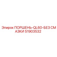 51903532 ПОРШЕНЬ-QL60-БЕЗ СМАЗКИ Epiroc
