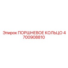 4700908810 ПОРШНЕВОЕ КОЛЬЦО Epiroc