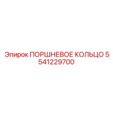 5541229700 ПОРШНЕВОЕ КОЛЬЦО Epiroc