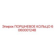 6060001248 ПОРШНЕВОЕ КОЛЬЦО Epiroc