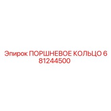 681244500 ПОРШНЕВОЕ КОЛЬЦО Epiroc