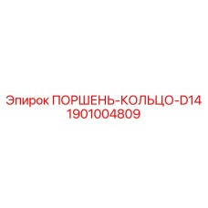 1901004809 ПОРШЕНЬ-КОЛЬЦО-D14 (Epiroc)