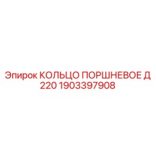 1903397908 КОЛЬЦО ПОРШНЕВОЕ Д 220 Epiroc