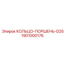 1901000176 КОЛЬЦО-ПОРШЕНЬ-D25 Epiroc