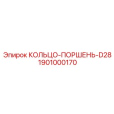 1901000170 КОЛЬЦО-ПОРШЕНЬ-D28 Epiroc