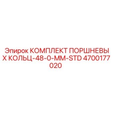 4700177020 КОМПЛЕКТ ПОРШНЕВЫХ КОЛЬЦ-48-0-MM-STD Epiroc