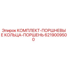 6219009500 КОМПЛЕКТ-ПОРШНЕВЫЕ КОЛЬЦА-ПОРШЕНЬ Epiroc