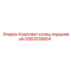 GS63018804 Комплект колец поршневой Epiroc