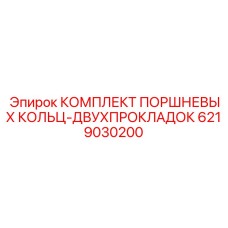 6219030200 КОМПЛЕКТ ПОРШНЕВЫХ КОЛЬЦ-ДВУХПРОКЛАДОК Epiroc