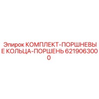 6219063000 КОМПЛЕКТ-ПОРШНЕВЫЕ КОЛЬЦА-ПОРШЕНЬ Epiroc