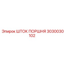 ШТОК ПОРШНЯ 3030030102 Epiroc