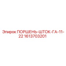 1613703201 ПОРШЕНЬ-ШТОК-ГА-11-22 - Epiroc
