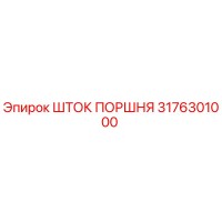 3176301000 ШТОК ПОРШНЯ Эпирок
