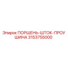 3153755000 ПОРШЕНЬ-ШТОК-ПРОУШИНА Epiroc