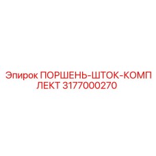 3177000270 ПОРШЕНЬ-ШТОК-КОМПЛЕКТ Epiroc