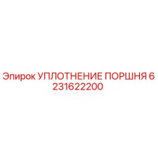 6231622200 УПЛОТНЕНИЕ ПОРШНЯ Эпирок
