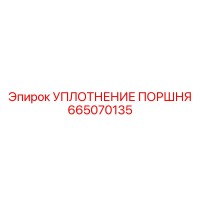 665070135 УПЛОТНЕНИЕ ПОРШНЯ Epiroc