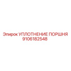 9106182548 УПЛОТНЕНИЕ ПОРШНЯ Epiroc