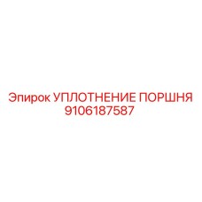 9106187587 УПЛОТНЕНИЕ ПОРШНЯ Epiroc